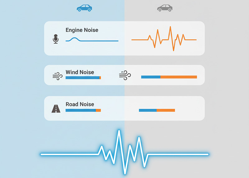 تست صدا و عایق بندی کابین در شاهین و اطلس