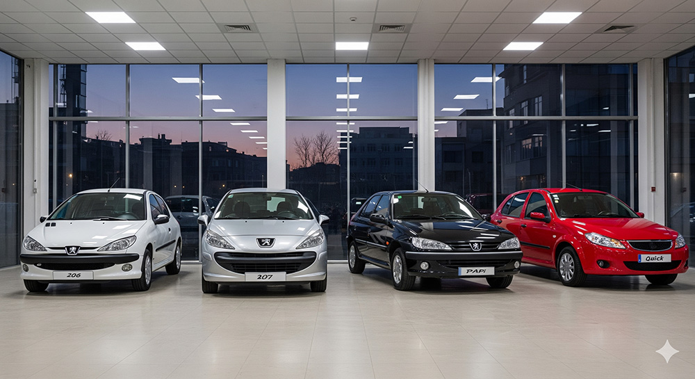 پرفروش‌ترین خودروهای داخلی با قیمت زیر یک میلیارد