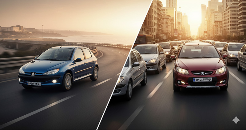 پژو ۲۰۶ دندهای یا کوییک اتوماتیک؛ مزایا و معایب هرکدام