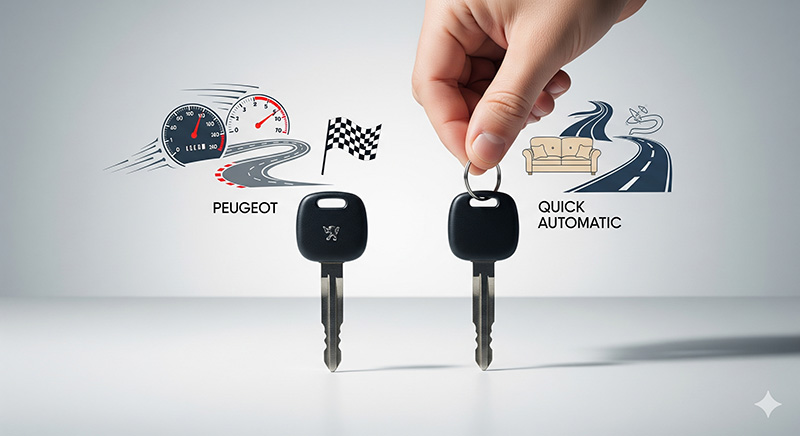 پژو ۲۰۶ دندهای یا کوییک اتوماتیک؛ مزایا و معایب هرکدام