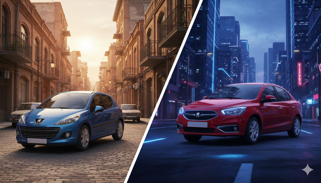 پژو ۲۰۷ امکانات و آپشن‌ها در مقابل شاهین اتوماتیک