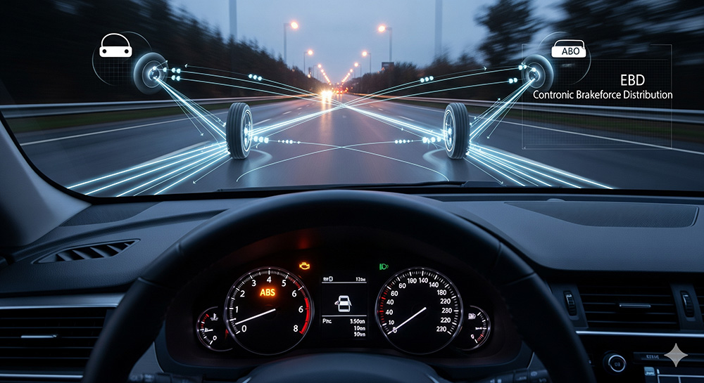 سیستم ترمز ABS چیست و چه فرقی با EBD دارد؟