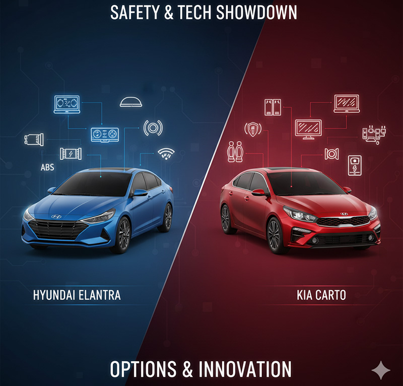 هیوندای النترا یا کیا سراتو کدوم بهتره؟