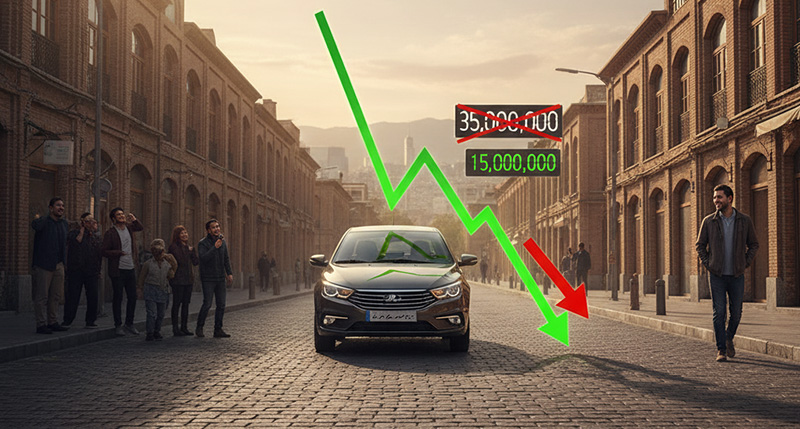 دلایل کاهش قیمت حدودا ۳۵ میلیونی خودروهای داخلی