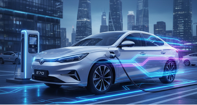 بررسی دانگ فنگ E70 برقی ایران خودرو: آیا خودروی برقی آینده ایران است؟