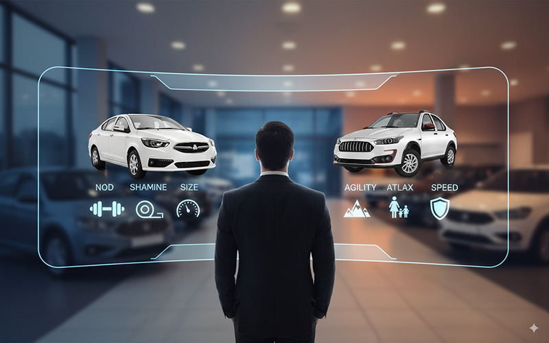 شاهین اتوماتیک در برابر اطلس اتوماتیک تجربه رانندگی و طراحی داخلی