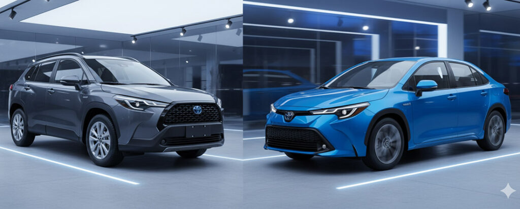 نبرد جذاب تویوتاها در ایران: کرولا ۱۲۰۰ توربو در برابر کرولا کراس هیبرید