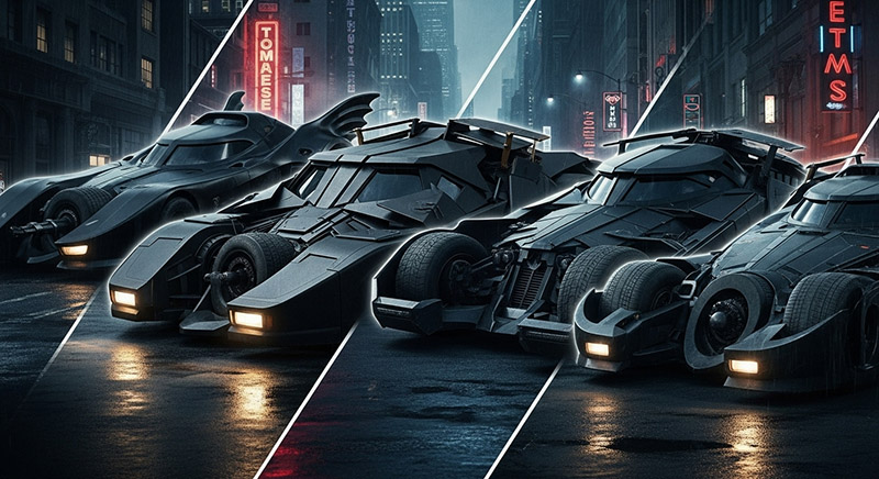 بتموبیل خودروی شوالیه تاریکی؛ تحلیل نسخههای مختلف در فیلمهای بتمن