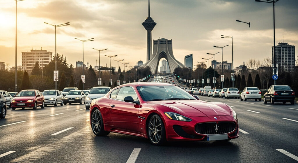 نگاهی به تعداد و تنوع خودروهای لوکس مثل مازراتی و لامبورگینی در ایران