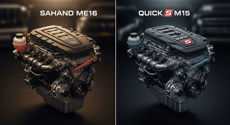 تفاوت فنی سهند و کوییک S ، دو خودرو سایپا چیست؟