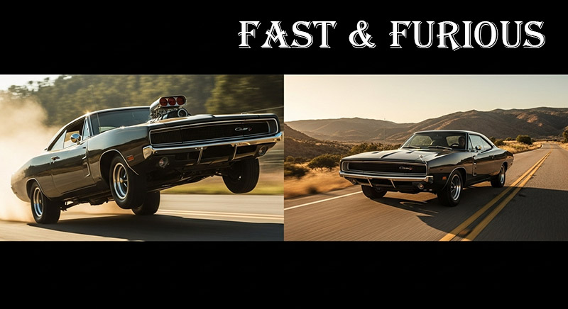 مقایسه ماشین‌های فیلم Fast & Furious با نسخه واقعی‌شان