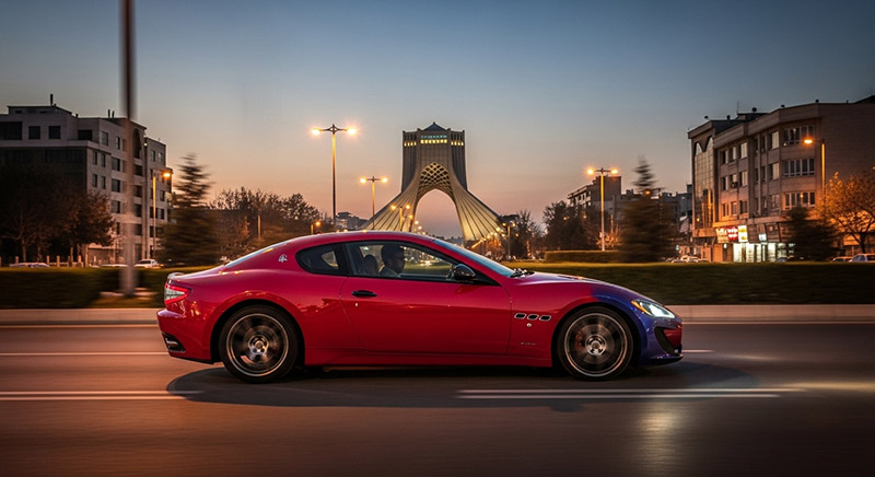 نگاهی به تعداد و تنوع خودروهای لوکس مثل مازراتی و لامبورگینی در ایران