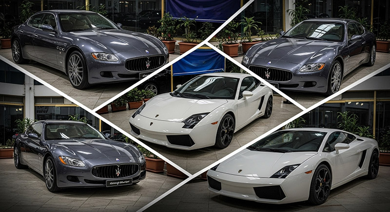 نگاهی به تعداد و تنوع خودروهای لوکس مثل مازراتی و لامبورگینی در ایران