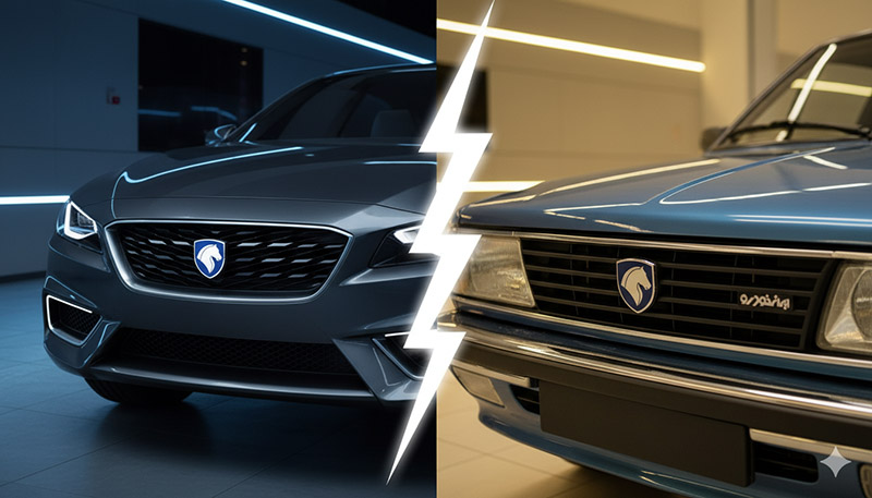 کدام خودروها اولین بار لوگوی جدید ایران‌خودرو را دریافت می‌کنند