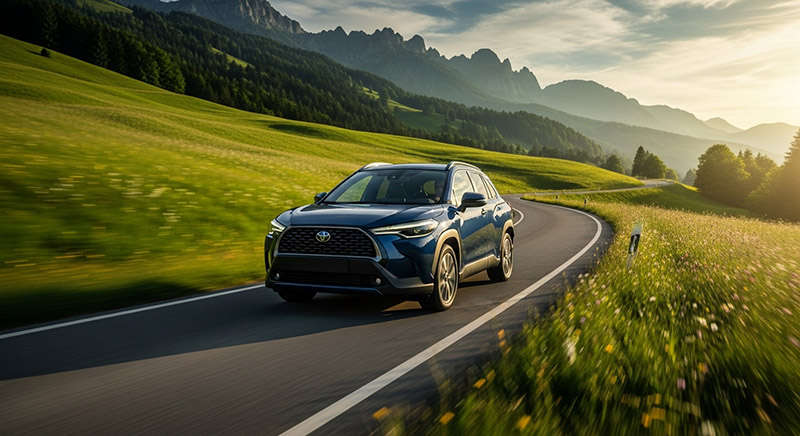 تویوتا کرولا کراس ستاره سامانه یکپارچه واردات ، مشخصات و قیمت نسخه وارداتی