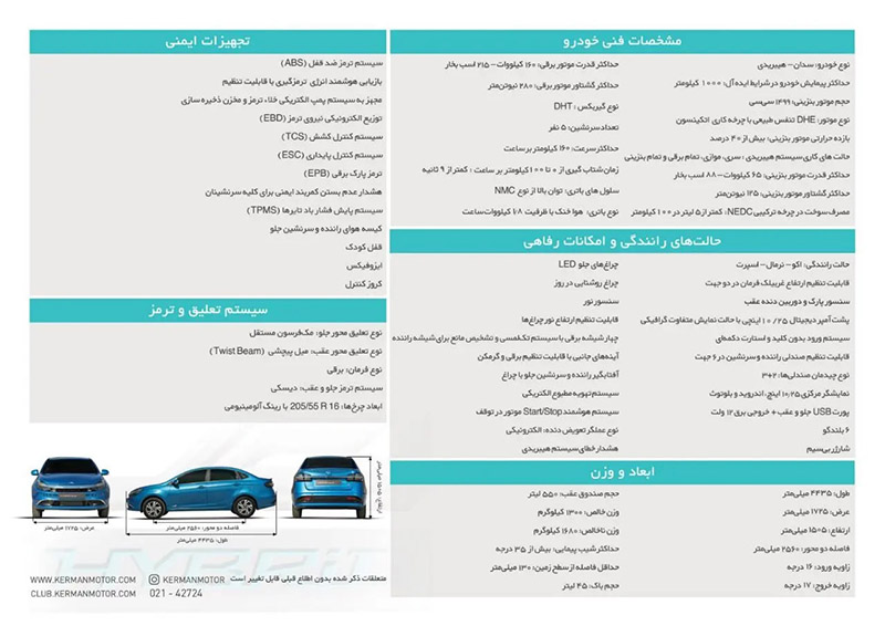 بررسی کیامسی ایگل: بالهای سبز کرمان موتور در آسمان هیبرید ایران