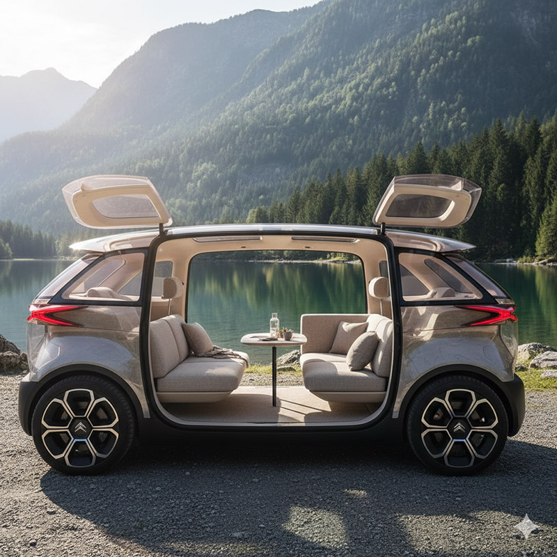 سیتروئن ELO: وقتی ماشین شما خانه متحرک شما می‌شود