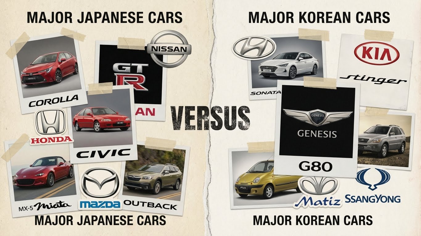 چگونه کره جنوبی به رقیب ژاپن در خودرو تبدیل شد، شباهت ها و تفاوت ها
